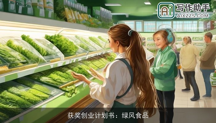 获奖创业计划书：绿风食品