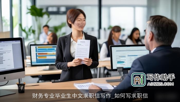 财务专业毕业生中文求职信写作_如何写求职信