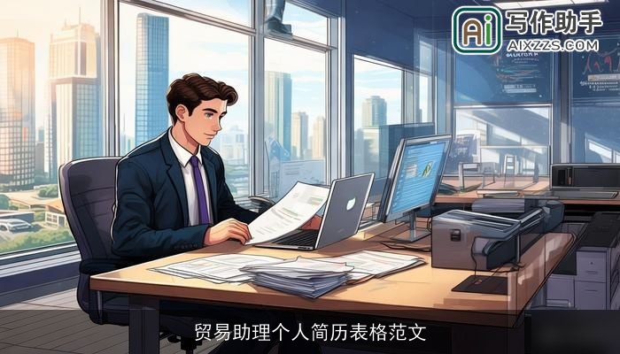 贸易助理个人简历表格范文