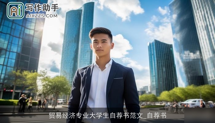 贸易经济专业大学生自荐书范文_自荐书