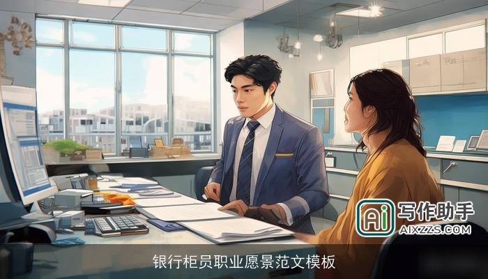 银行柜员职业愿景范文模板