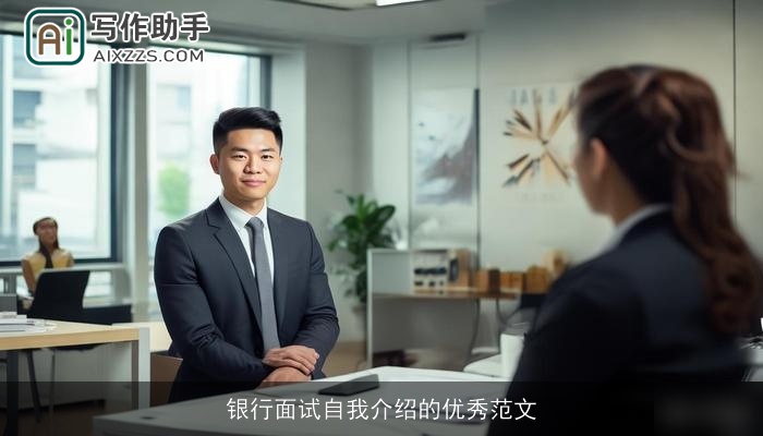 银行面试自我介绍的优秀范文