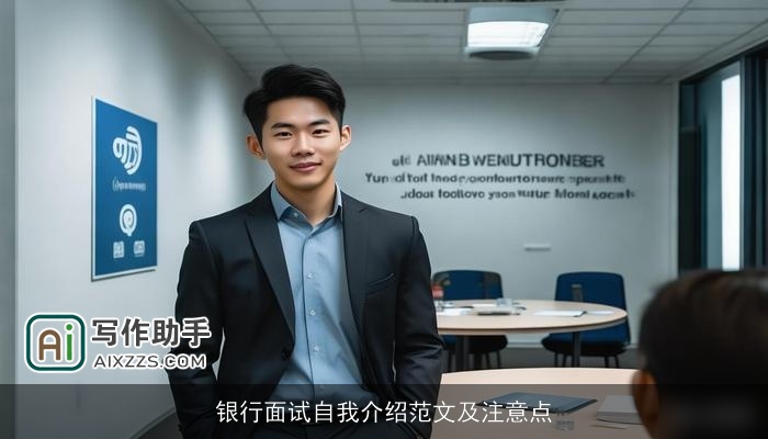 银行面试自我介绍范文及注意点