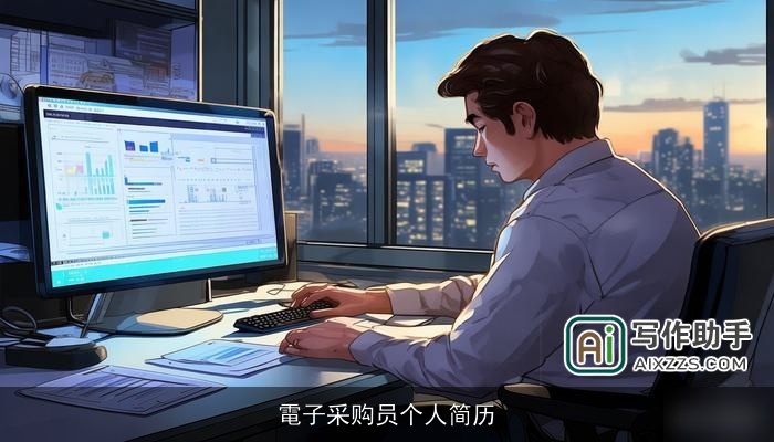 電子采购员个人简历