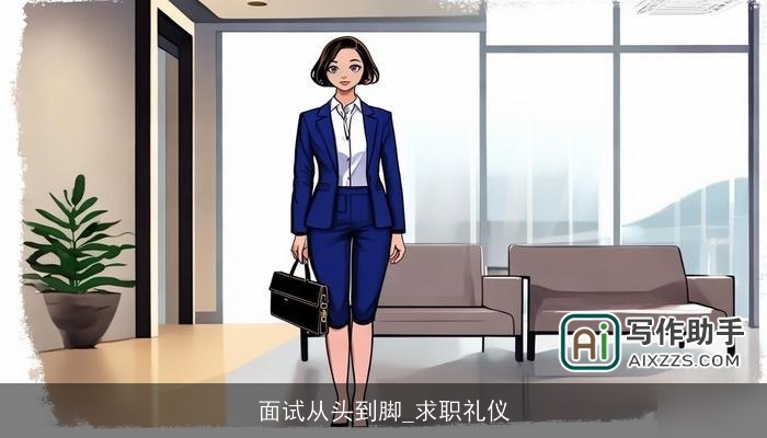 面试从头到脚_求职礼仪