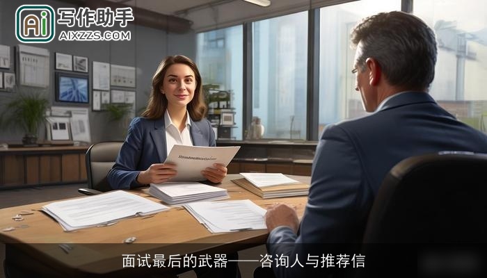 面试最后的武器——咨询人与推荐信