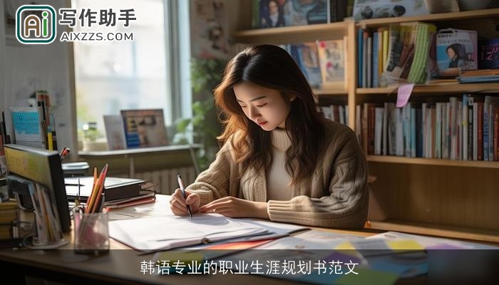 韩语专业的职业生涯规划书范文
