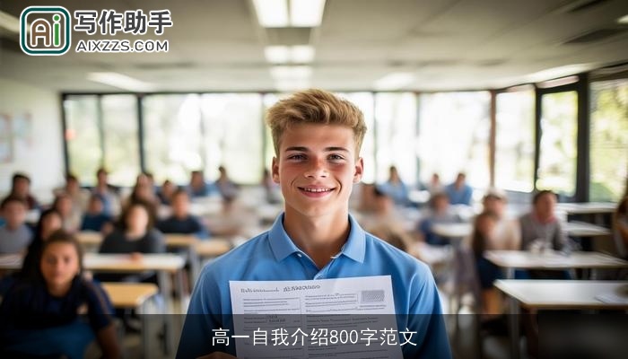 高一自我介绍800字范文