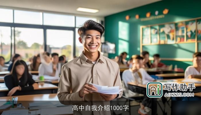 高中自我介绍1000字