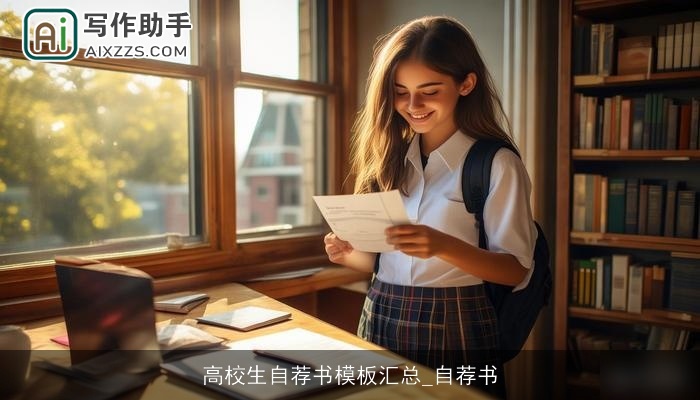 高校生自荐书模板汇总_自荐书