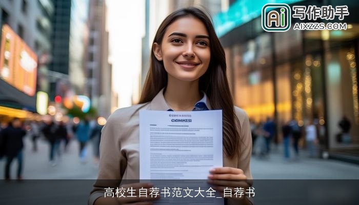 高校生自荐书范文大全_自荐书