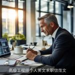 高级工程师个人英文求职信范文