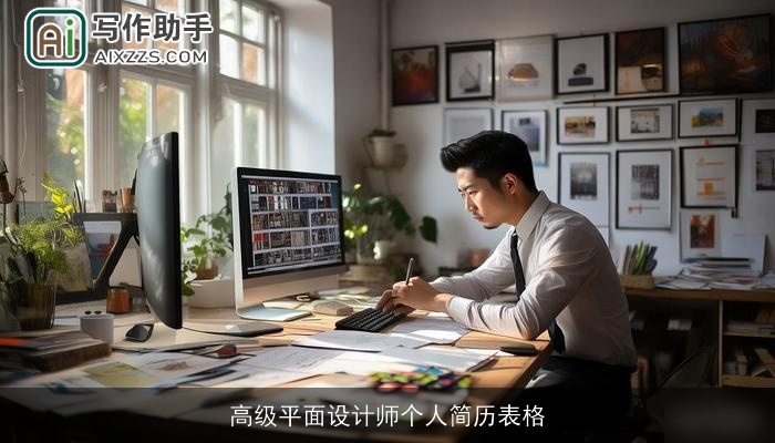 高级平面设计师个人简历表格