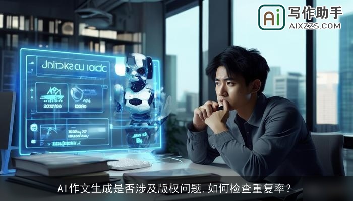 AI作文生成是否涉及版权问题,如何检查重复率？