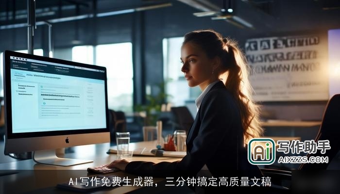 AI写作免费生成器，三分钟搞定高质量文稿