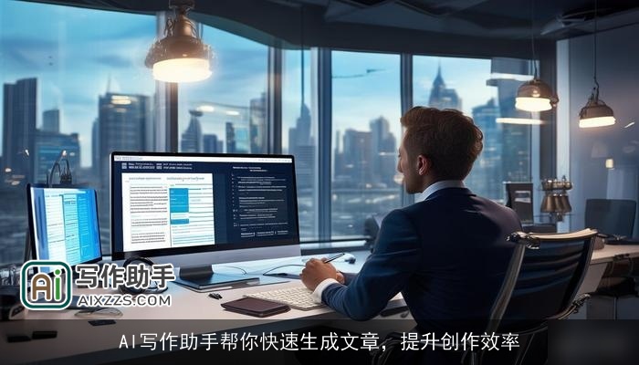 AI写作助手帮你快速生成文章，提升创作效率