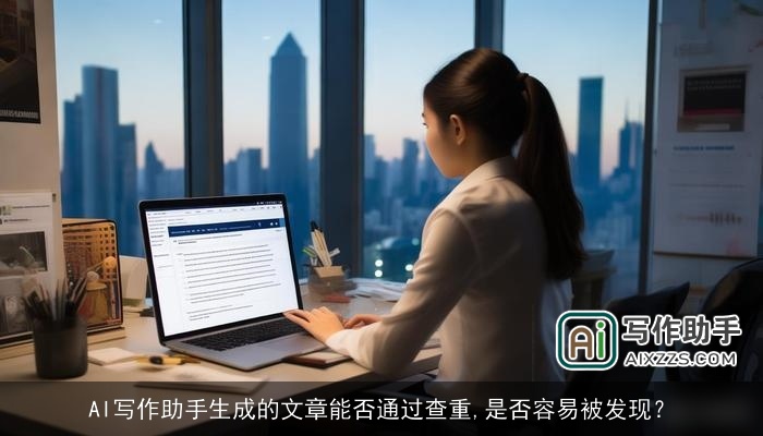 AI写作助手生成的文章能否通过查重,是否容易被发现？