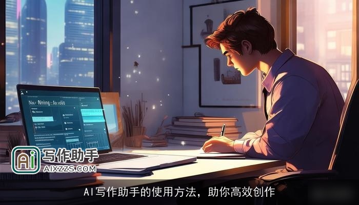 AI写作助手的使用方法，助你高效创作