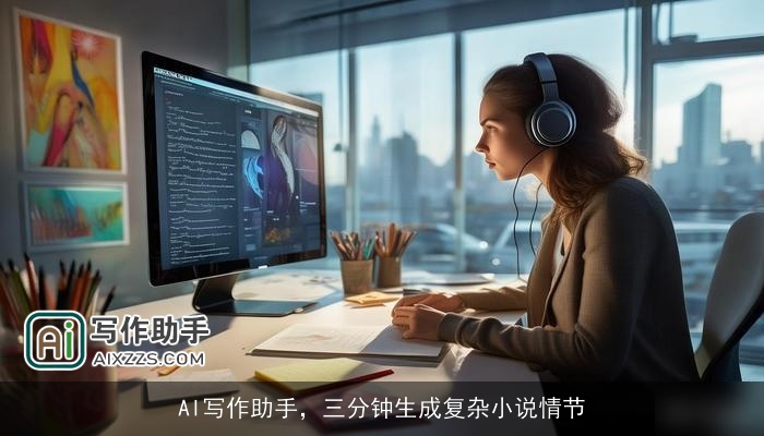AI写作助手，三分钟生成复杂小说情节