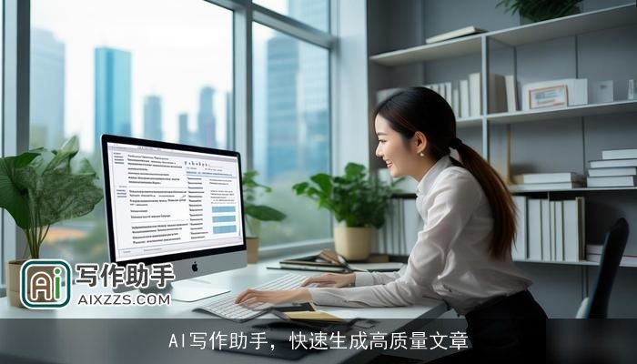 AI写作助手，快速生成高质量文章