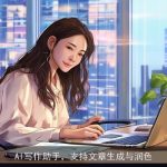 AI写作助手，支持文章生成与润色