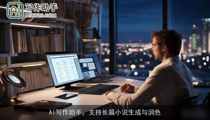 AI写作助手，支持长篇小说生成与润色