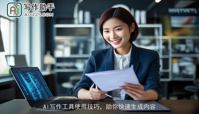 AI写作工具使用技巧，助你快速生成内容