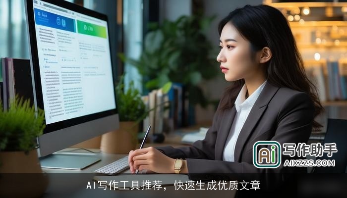 AI写作工具推荐，快速生成优质文章