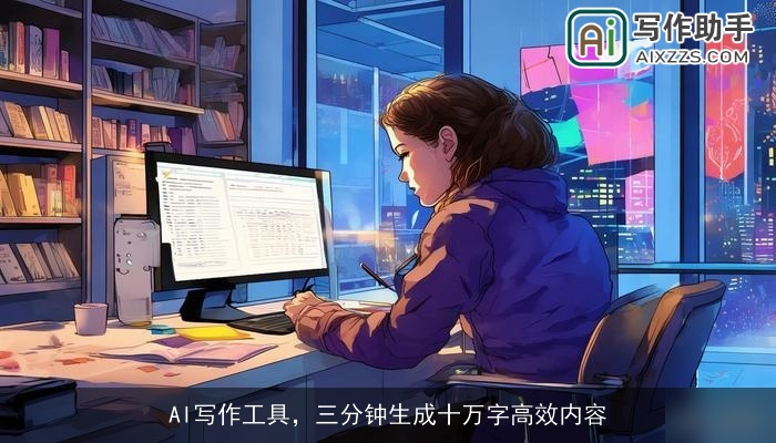 AI写作工具，三分钟生成十万字高效内容