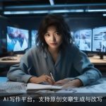 AI写作平台，支持原创文章生成与改写