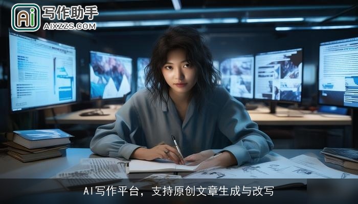 AI写作平台，支持原创文章生成与改写