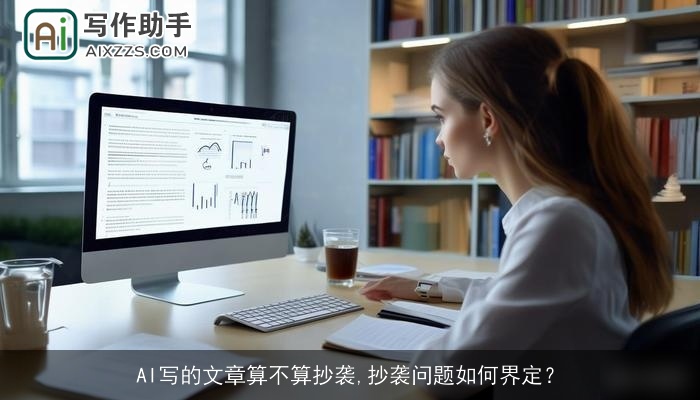 AI写的文章算不算抄袭,抄袭问题如何界定？