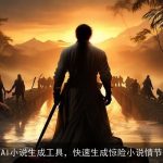 AI小说生成工具，快速生成惊险小说情节