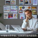 AI智能写作平台，支持多行业内容创作