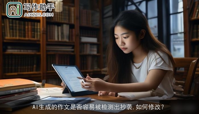 AI生成的作文是否容易被检测出抄袭,如何修改？