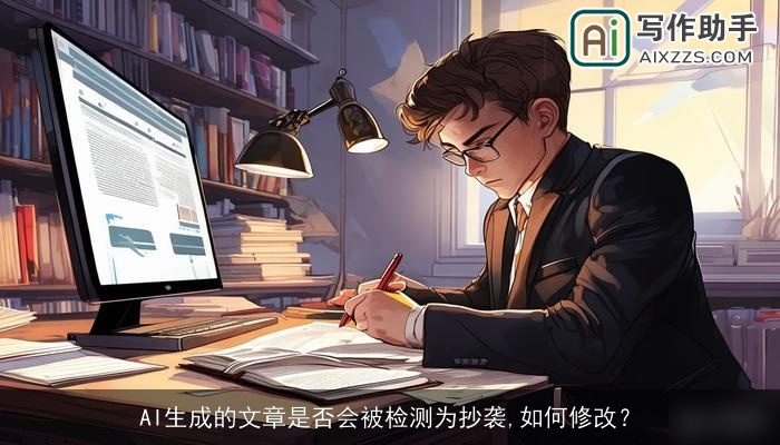 AI生成的文章是否会被检测为抄袭,如何修改？