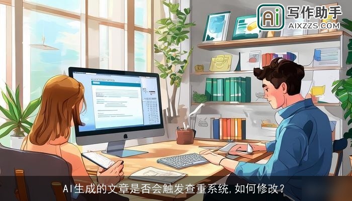 AI生成的文章是否会触发查重系统,如何修改？
