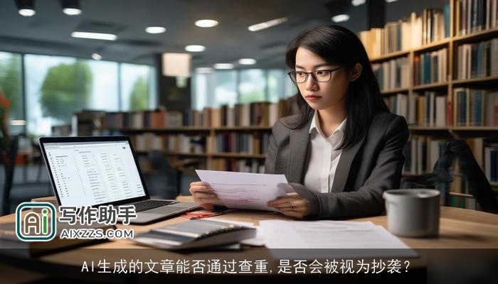 AI生成的文章能否通过查重,是否会被视为抄袭？