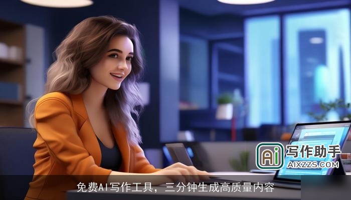 免费AI写作工具，三分钟生成高质量内容