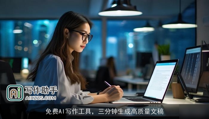 免费AI写作工具，三分钟生成高质量文稿