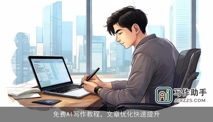 免费AI写作教程，文章优化快速提升