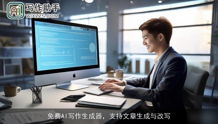 免费AI写作生成器，支持文章生成与改写