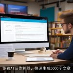 免费AI写作神器，快速生成5000字文章