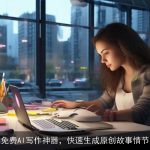 免费AI写作神器，快速生成原创故事情节