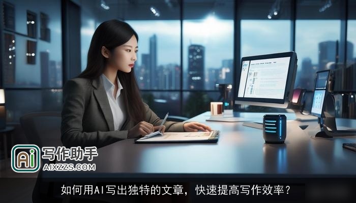 如何用AI写出独特的文章，快速提高写作效率？