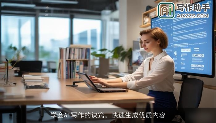 学会AI写作的诀窍，快速生成优质内容