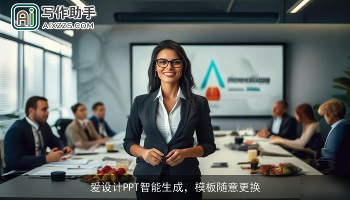 爱设计PPT智能生成，模板随意更换