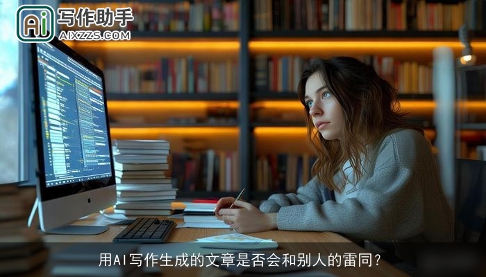 用AI写作生成的文章是否会和别人的雷同？