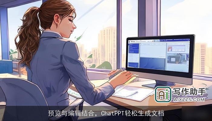 预览与编辑结合，ChatPPT轻松生成文档