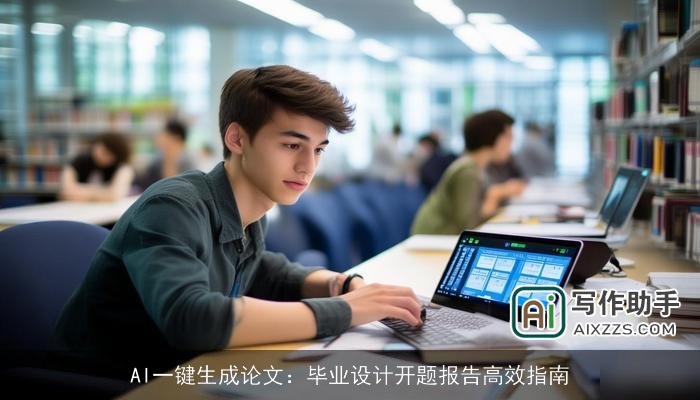AI一键生成论文：毕业设计开题报告高效指南